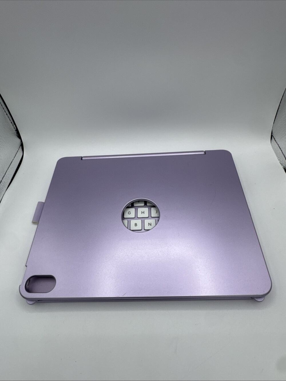 Bluetooth Keyboard Case for iPad Purple Wireless Smart Folio Cover